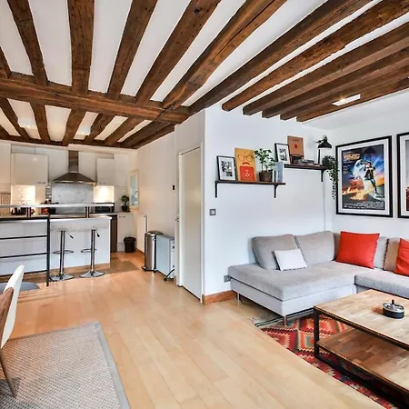 Duplex Typiquement Parisien#le Marais#paris04#2chambres * Paris