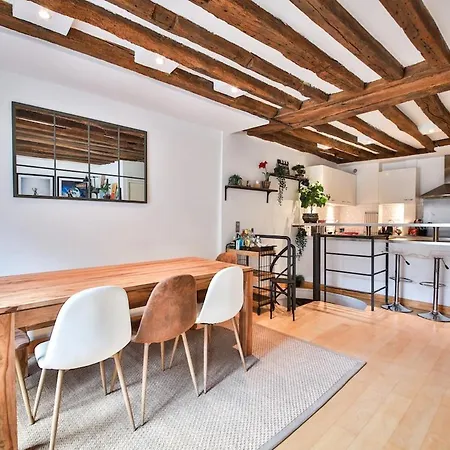 Duplex Typiquement Parisien#le Marais#paris04#2chambres