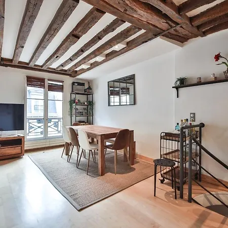 Duplex Typiquement Parisien#le Marais#paris04#2chambres باريس
