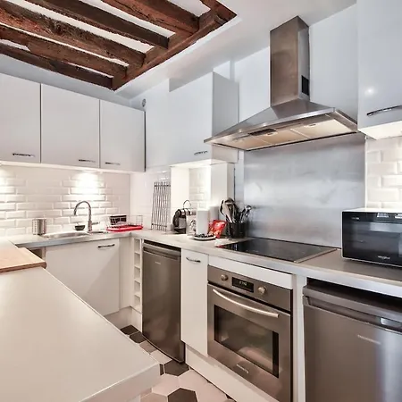 Apartment Duplex Typiquement Parisien#le Marais#paris04#2chambres Paris
